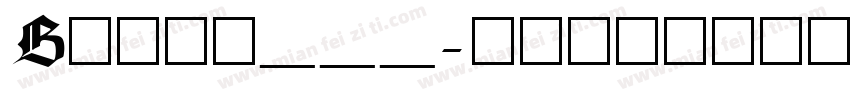 Budem___字体转换