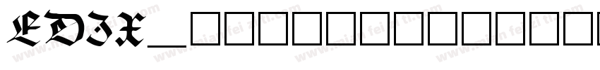 EDIX_mianfeiziticom字体转换