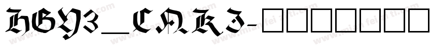 HGY3_CNKI字体转换