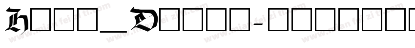 Huni_Dommo字体转换