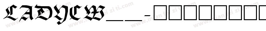 LADYCW__字体转换