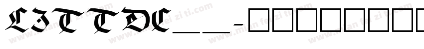 LITTDC__字体转换
