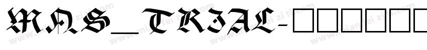 MNS_TRIAL字体转换