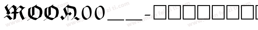 MOON00__字体转换