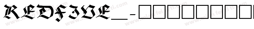 REDFIVE_字体转换