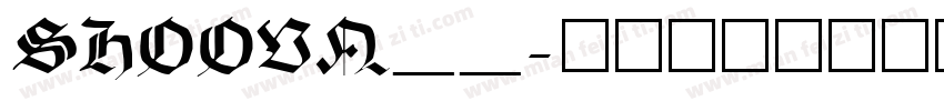 SHOOVN__字体转换