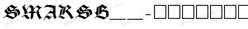 SMARSB__字体转换