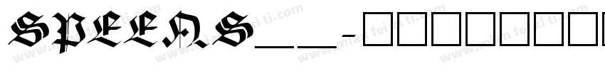 SPEENS__字体转换