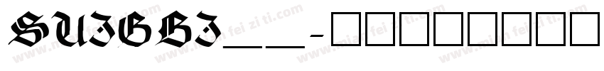 SUIGBI__字体转换