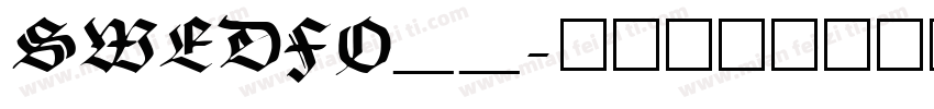 SWEDFO__字体转换