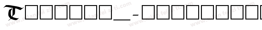 Teleglb_字体转换