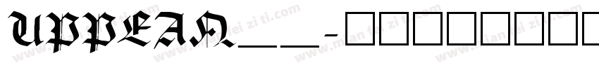 UPPEAN__字体转换