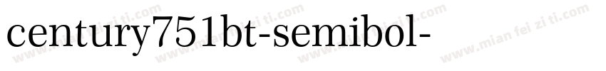 century751bt-semibol字体转换