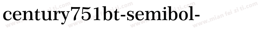 century751bt-semibol字体转换