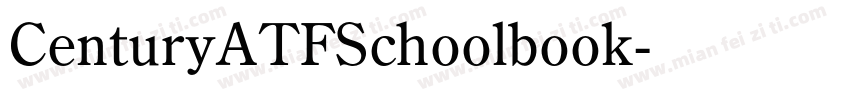 CenturyATFSchoolbook字体转换