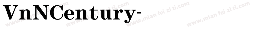 VnNCentury字体转换