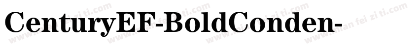 CenturyEF-BoldConden字体转换