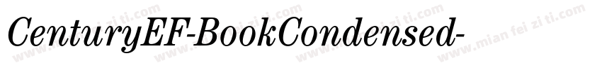 CenturyEF-BookCondensed字体转换