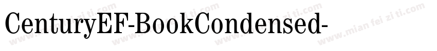 CenturyEF-BookCondensed字体转换