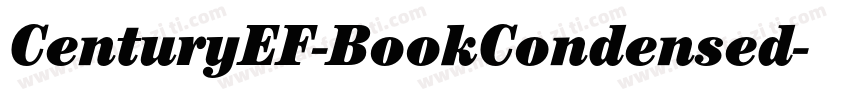 CenturyEF-BookCondensed字体转换