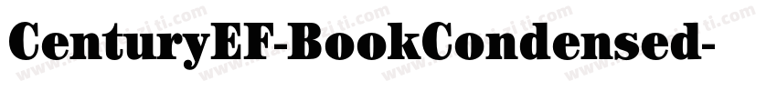 CenturyEF-BookCondensed字体转换