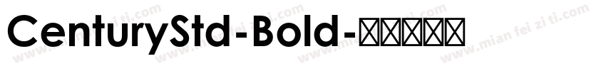 CenturyStd-Bold字体转换