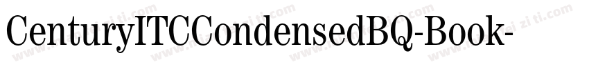 CenturyITCCondensedBQ-Book字体转换