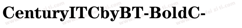 CenturyITCbyBT-BoldC字体转换