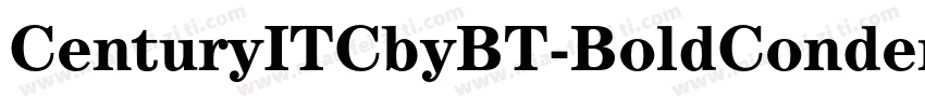 CenturyITCbyBT-BoldCondensed字体转换