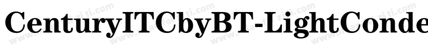 CenturyITCbyBT-LightCondensed字体转换
