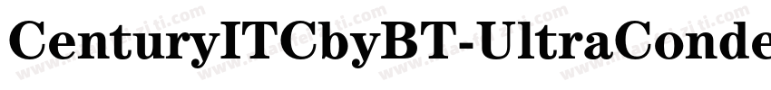 CenturyITCbyBT-UltraCondensed字体转换