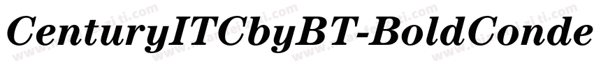 CenturyITCbyBT-BoldCondensed字体转换