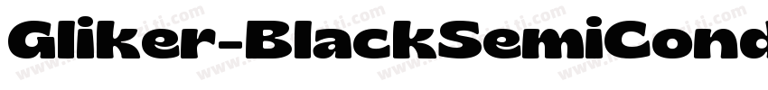 Gliker-BlackSemiCond字体转换