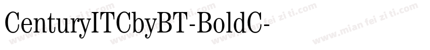 CenturyITCbyBT-BoldC字体转换