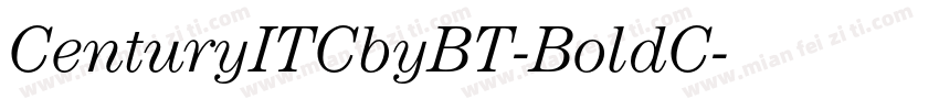 CenturyITCbyBT-BoldC字体转换