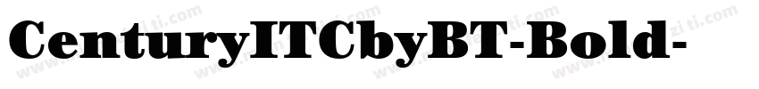 CenturyITCbyBT-Bold字体转换