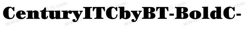 CenturyITCbyBT-BoldC字体转换
