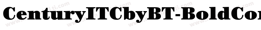 CenturyITCbyBT-BoldCondensed字体转换
