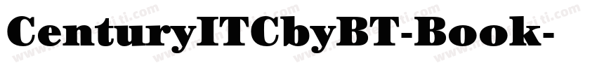 CenturyITCbyBT-Book字体转换