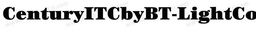 CenturyITCbyBT-LightCondensed字体转换