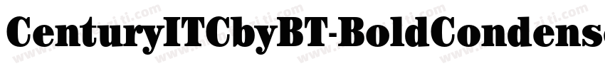 CenturyITCbyBT-BoldCondensed字体转换