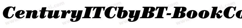 CenturyITCbyBT-BookCondItalic字体转换