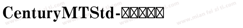 CenturyMTStd字体转换
