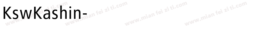 KswKashin字体转换