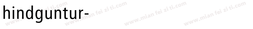 hindguntur字体转换
