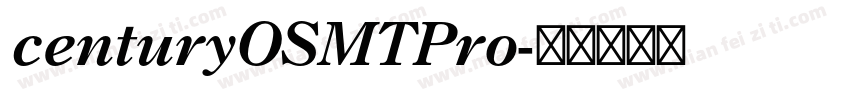 centuryOSMTPro字体转换