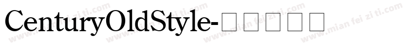 CenturyOldStyle字体转换