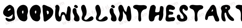 Goodwillinthestarts字体转换