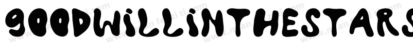 goodwillinthestars字体转换