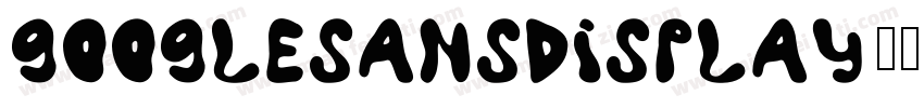 googlesansdisplay字体转换